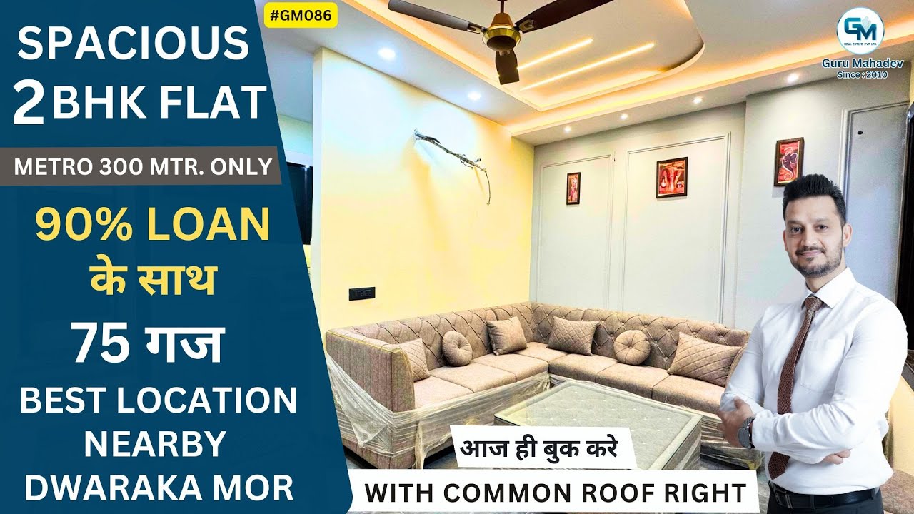 Buy Your Dream 2 BHK Flat in Dwarka – Prime Property Available!