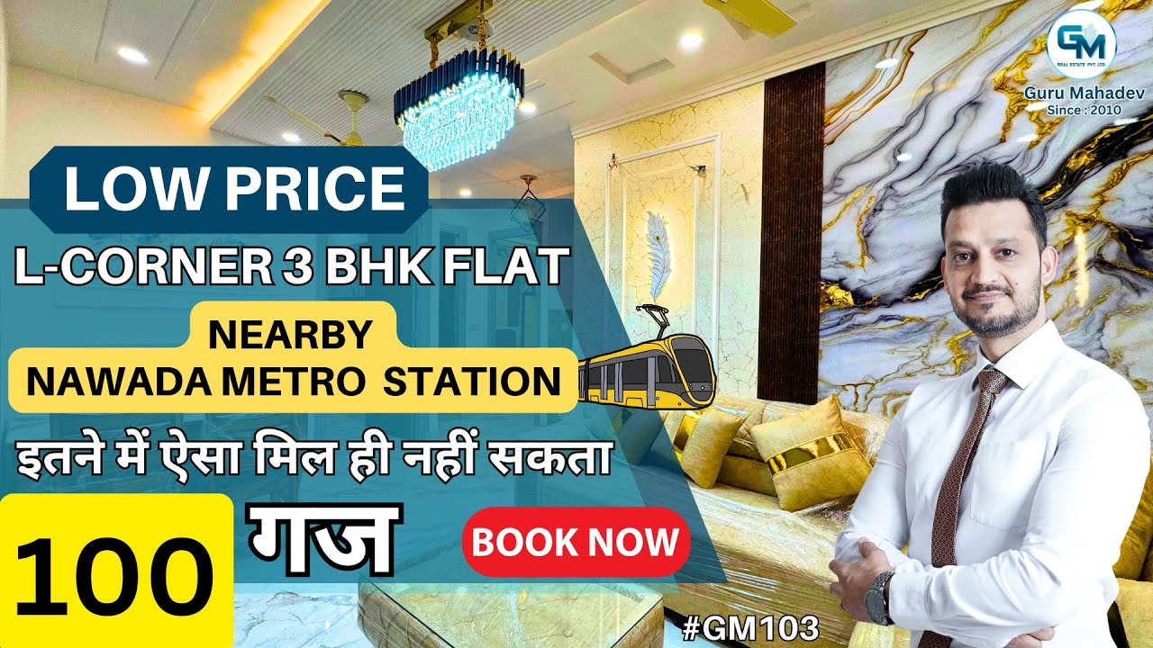 3 BHK Flats in Uttam Nagar for Sale – Premium Amenities Included