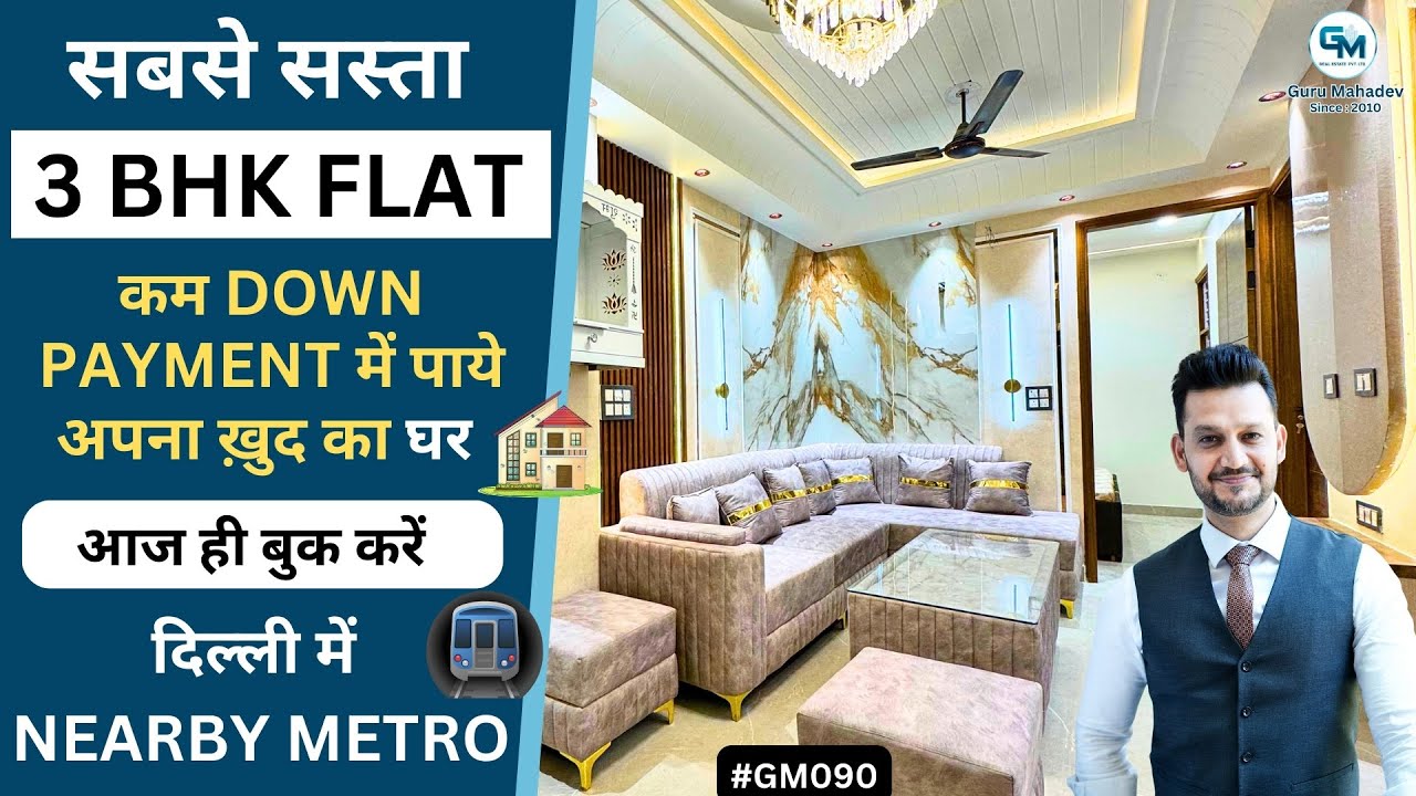 Modern 3BHK homes in Uttam Nagar with spacious design, affordable pricing & prime metro connectivity.