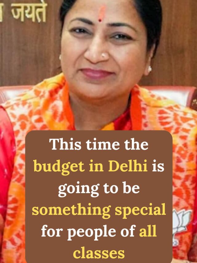 Delhi Budget 2025 ( This time the budget in Delhi is going to be something special for people of all classes )