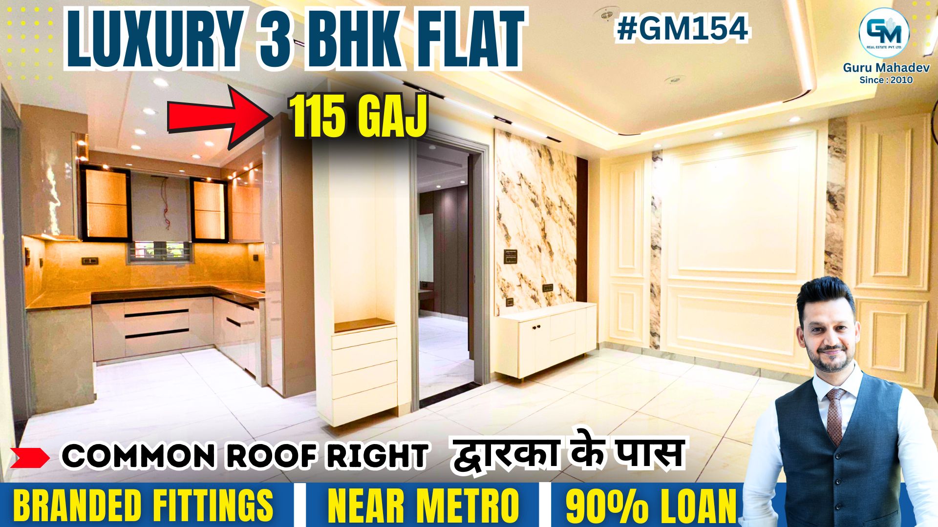 3 BHK Flat in Mansa Ram Park – Luxury, Location & Loan-Friendly Property in Uttam Nagar Delhi